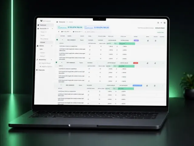 Worklab finance manager platform interface